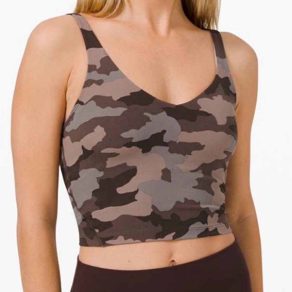 Lululemon Align Tank Heritage 365 Camo Dusty Bronze Multi size 8